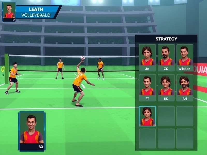 Volley Aces Hyderabad character customization options showing Indian attire
